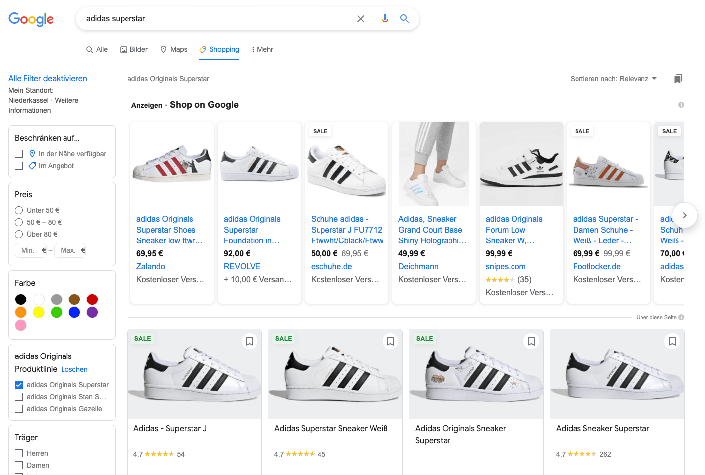 google shopping css